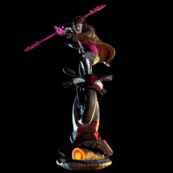 Fan Art - Gambit from X-men - Statue