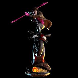 Fan Art - Gambit from X-men - Statue