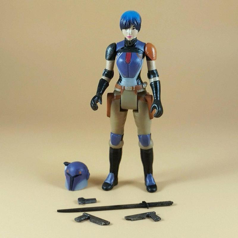 Sabine Wren Articulated Figure 1/18 Scale Vividmotion Remix