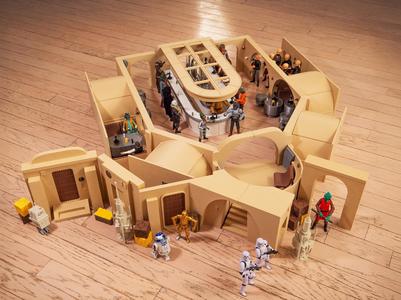 Mos Eisley Cantina - Star Wars Diorama for Black Series & Vintage Collection