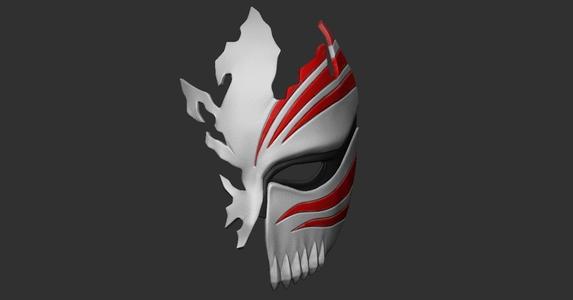 Half Hollow Mask  - Kurosaki Ichigo - Bleach