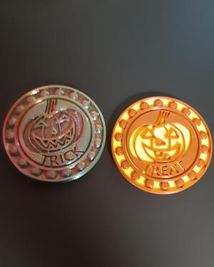 Trick or Treat Coin - Flip the coin to decide - Support Free