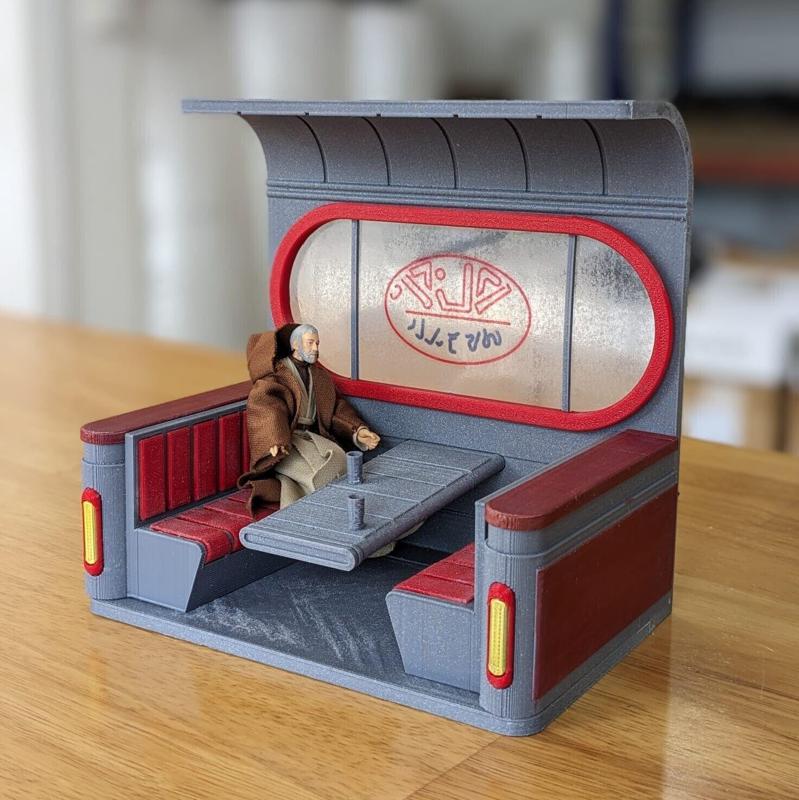Star Wars Dex's Diner Diorama for 3.75in (1:18) and 6in (1:12) Figures