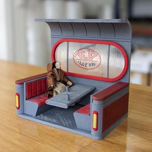 Star Wars Dex's Diner Diorama for 3.75in (1:18) and 6in (1:12) Figures