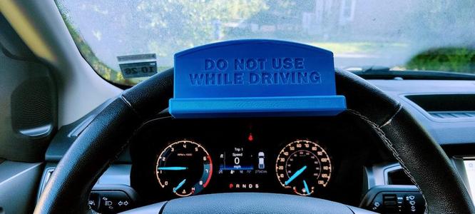 Steering Wheel Phone Stand