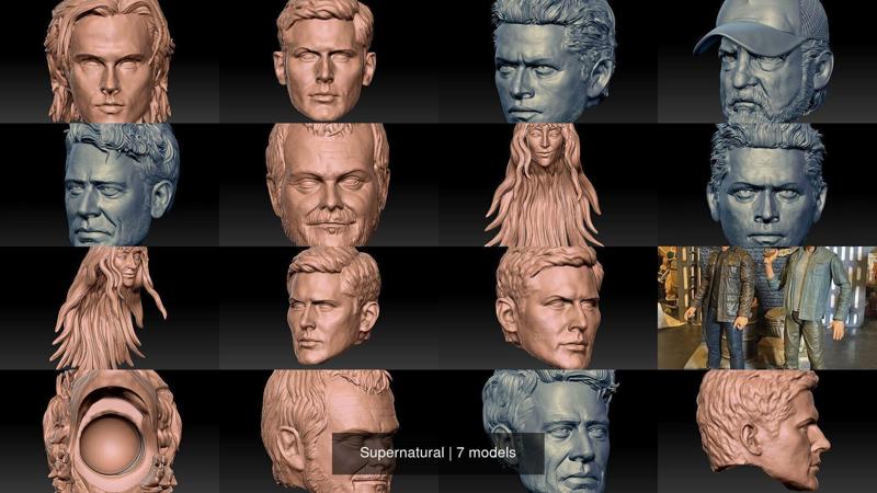 Supernatural 3D Model Collection