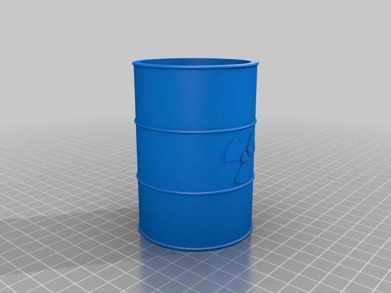 Nuclear Waste Drum