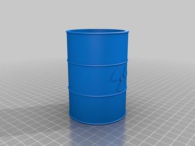 Nuclear Waste Drum