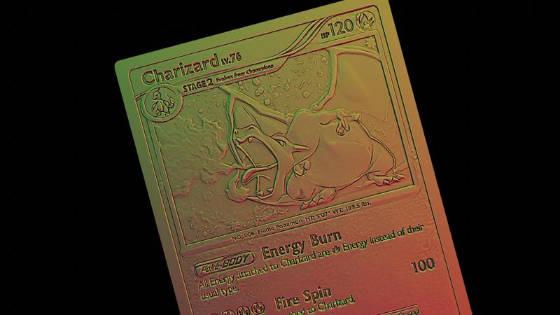 Pokemon card retro