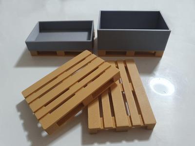 Euro Pallet (EUR-1) EPAL 1:10 Correct Sizes