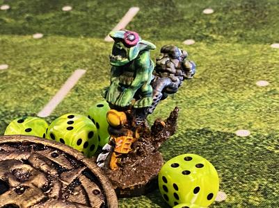 Goblin Riding a Harley Chainsaw