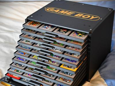 Ultimate game cartridge storage chest.
