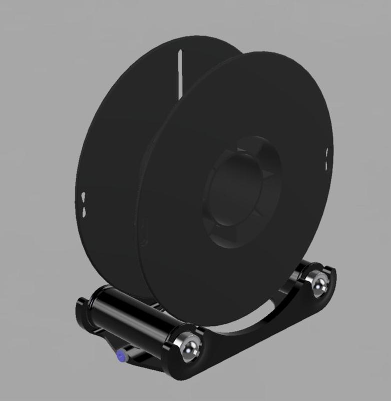 Spool Holder With PTFE fittings