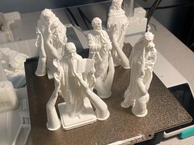 5 Saint Statues - Holy Family/St Anthony/St Peter