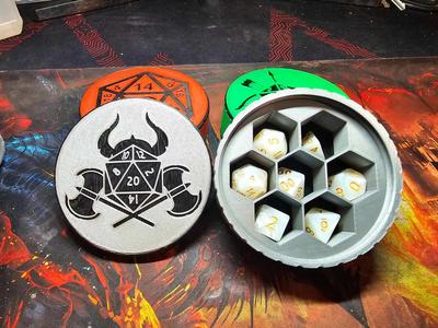 Barbarian Dice Bastion-Screw top lid