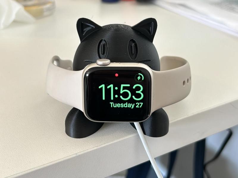 Cat Apple Watch charger 