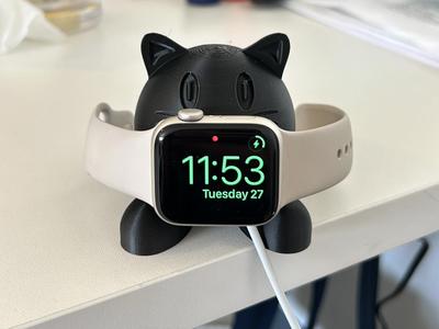 Cat Apple Watch charger 