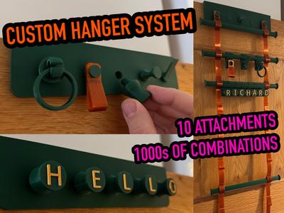 Custom Over Door Hanger (1000s of combinations!)