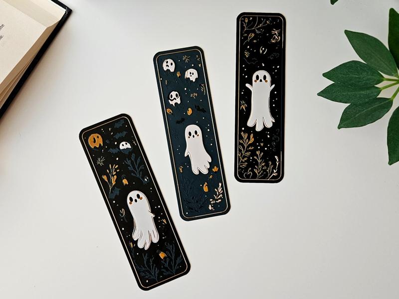 Boo-tiful Bookmarks Set