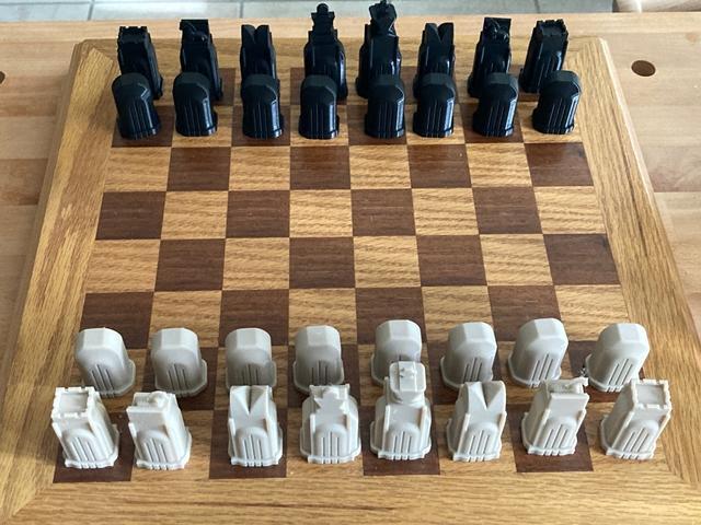 New York 1931  Art Deco Chess Set