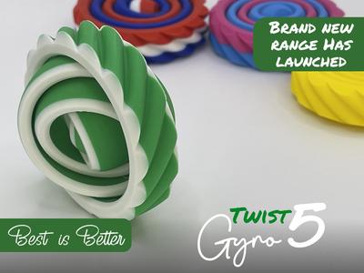 Gyro5 Twist Fidget Spinner 