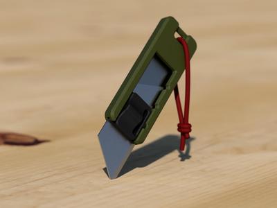 Pocket knife with 2 blades, 3 positions