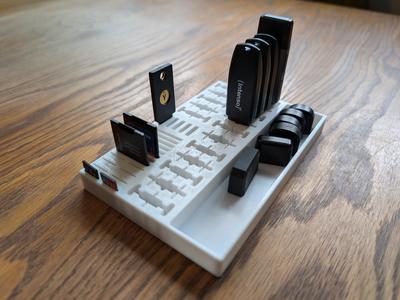 USB, SD & Micro SD Card Holder/Organizer