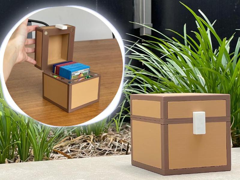 Minecraft Chest Deck Box