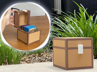 Minecraft Chest Deck Box
