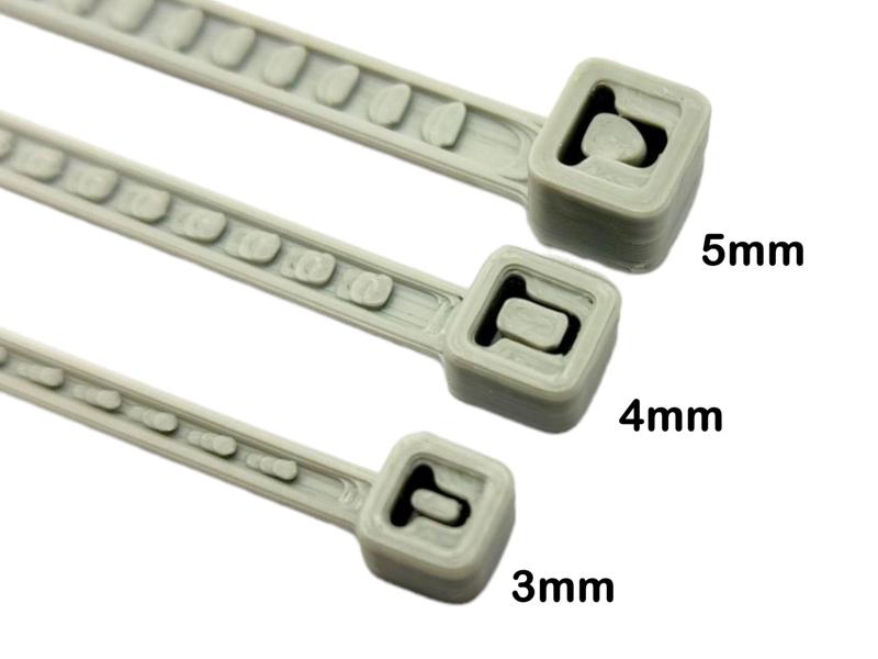 UltraLock Zip Ties - 3D Print Optimized
