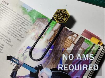 D20 D&D Bookmark