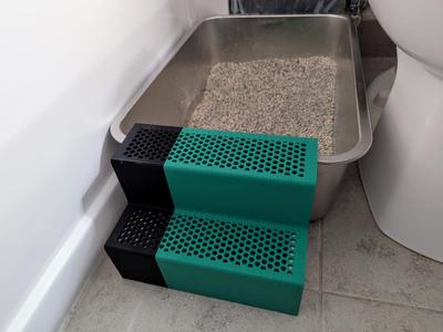 Cat Litter Box Step aka "The Poop Perch"
