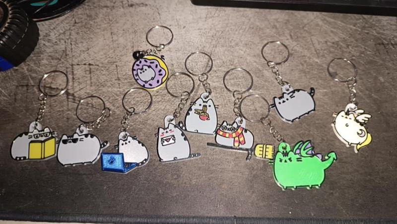 THE ULTIMATE PUSHEEN KEYCHAIN COLLECTION