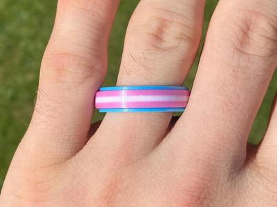 Fidget spinner ring