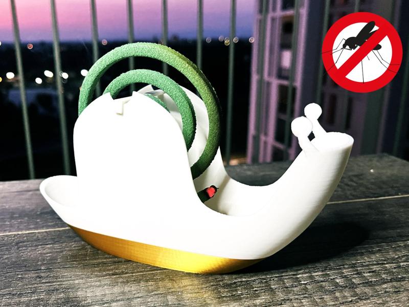 Mosquito Coil Holder Snail Shape Indoor / Outdoor