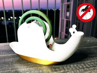 Mosquito Coil Holder Snail Shape Indoor / Outdoor