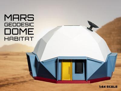 Mars Geodesic Dome Concept - Space Habitat