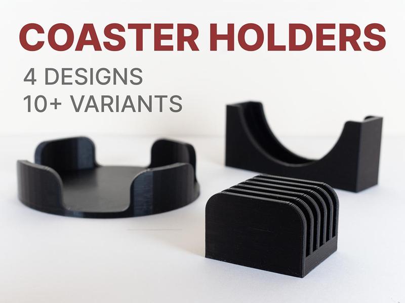 Round Coaster Holders - 10+ Variants