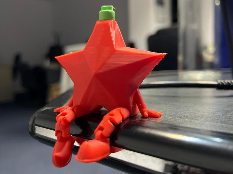 Christmas Star - Articulated Christmas Ornament
