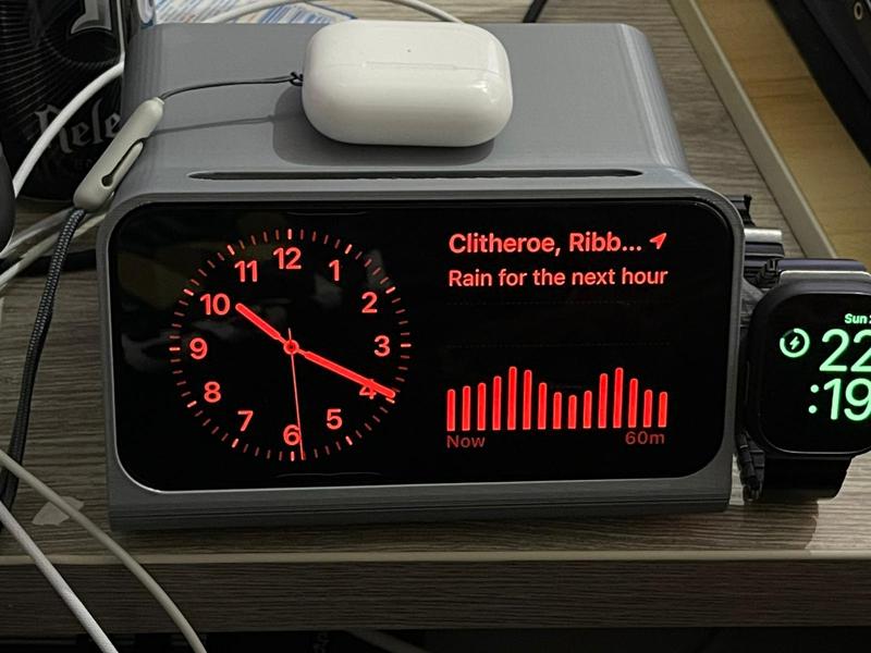 iPhone Pro Max, Watch & Airpods Standby Mode Dock