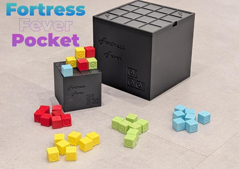 Fortress Fever/Tic Tac Toe 3D - (up to 4 players)