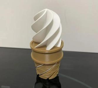Spiral Egg Roll Ice Cream
