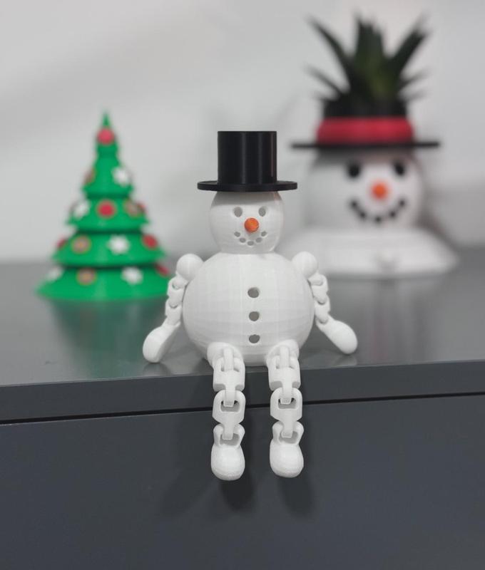 Christmas Articulated Snowman