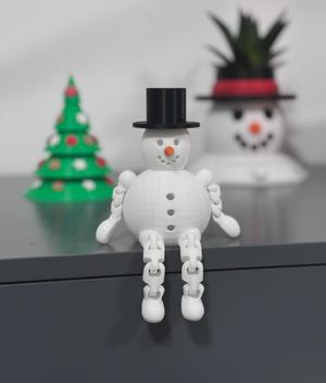 Christmas Articulated Snowman