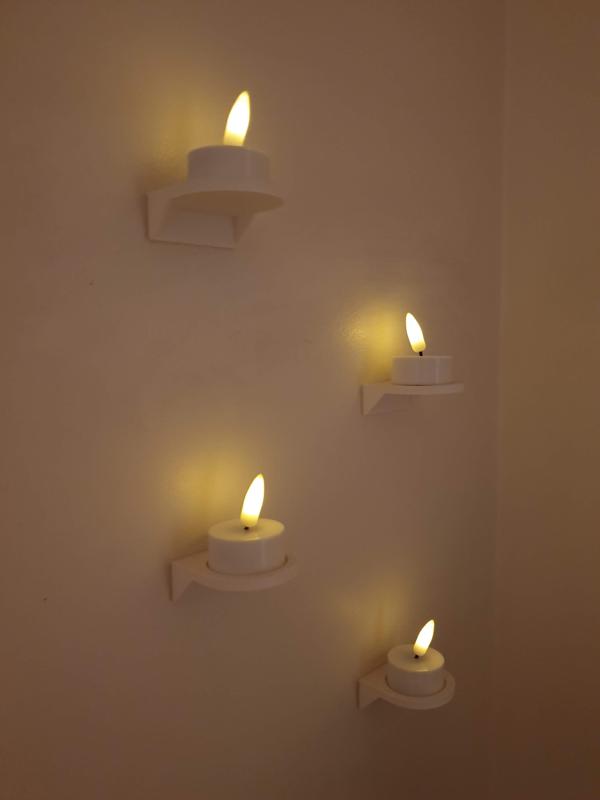 Simple Tealight Shelf