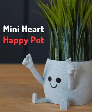Mini Heart Happy Pot