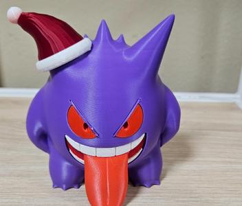 Gengar Multipart with Santa Hat v2 no ams required