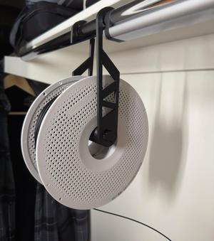 Closet Filament Spool Hanger