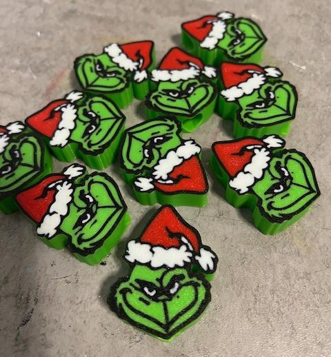 Grinch Straw topper tumbler 