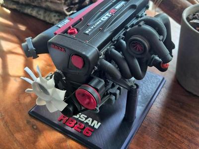 Tribute to the RB26DETT engine plate / ornament